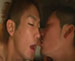 【ゲイ動画】スジ筋イケメン二人がゴーグル男にそれぞれ下から突き上げられちゃう4P！