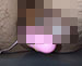 【ゲイ動画】素人がチンポの裏スジにピンクローターを固定してノーハンド射精ｗ【無修正】